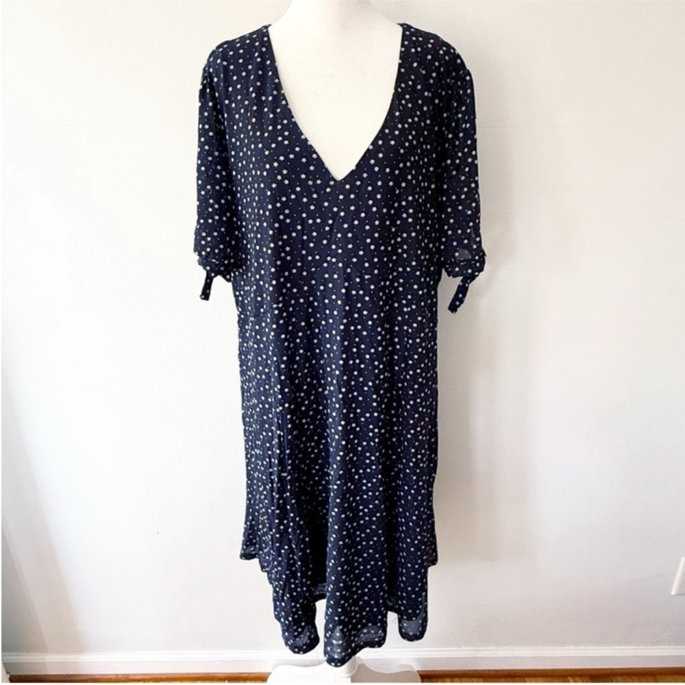 Siren Lily Women Y2K Ditsy Floral Babydoll‎ Dress 3X Classic Beach Retro Casual